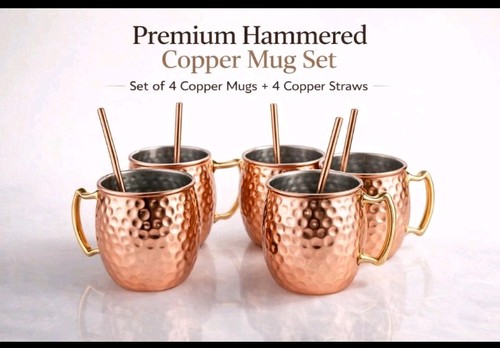 Set hammered copper - of,