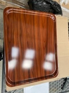 Cambro capri tray walnut - walnut,