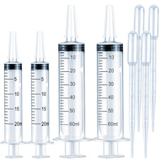 4 Pack 20ml & 60ml Plastic