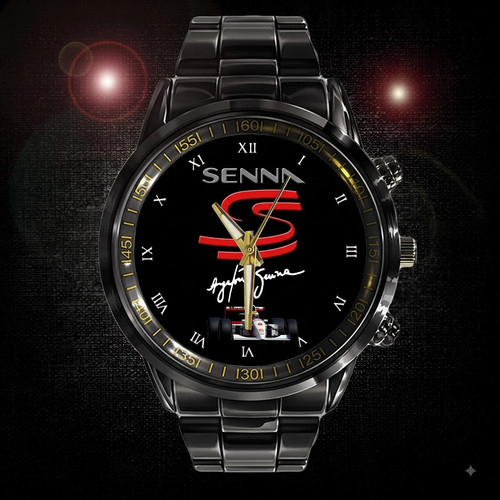 Ayrton senna signature black - senna,