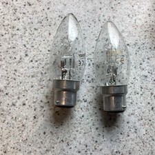 Eveready Halogen Eco Candles Light Bulbs in B22 28w