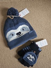 BNWT Fat Face kids blue sloth