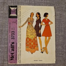 1970s Dress Sewing Pattern