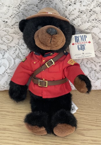 Rcmp canada grc bear plush - bear, plush-