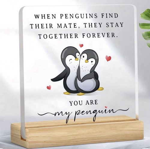 You are penguin plaque - are, my