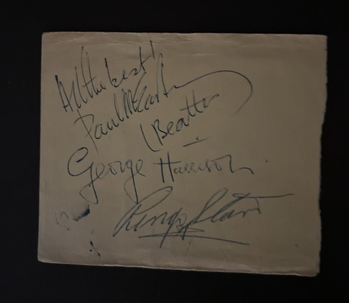 The beatles autographs - the, paul