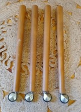 Retro Vintage Set of 4 Poul Hundevad Type Legs For Table-  With Castors