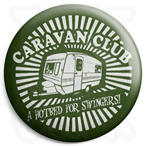 Caravan club button badge - -,