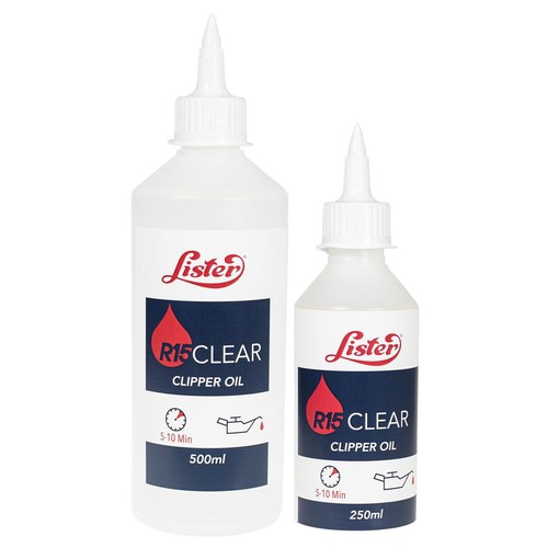 Lister r15 clear clipper - clear, oil