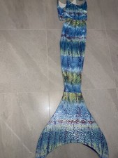 Uramermaid Mermaid Tail Fin Sleeve Skin & Top For Aquarius Monofin Age 10-11