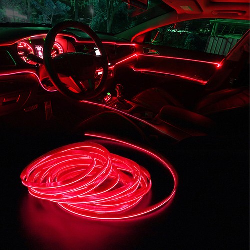 Led car interior decor red - 2m,