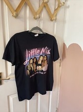 LITTLE MIX Black Glory Days Tour 2017 Band Tee T-Shirt Graphic, UK M Concert