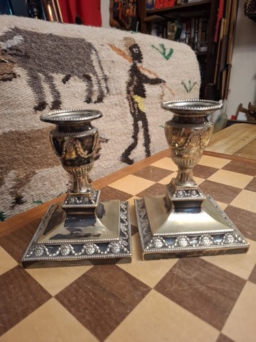 Pair antique art nouveau - of,