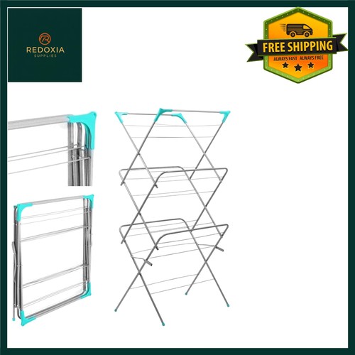Folding tier clothes airer - 3,