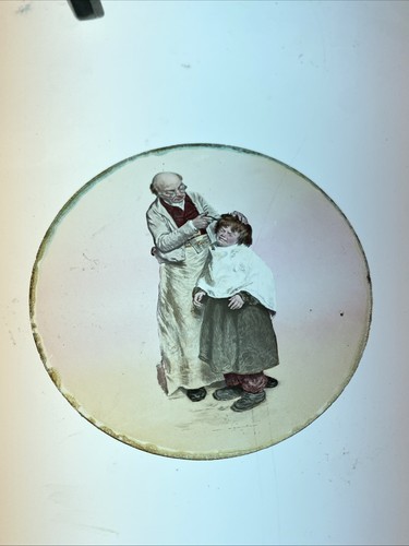 Magic lantern victorian glass - magic,