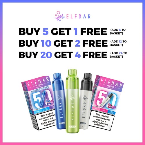 Elf bar plus - 50, prefilled