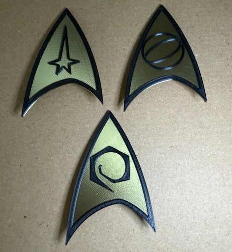 Star trek tos insignia - trek, badges