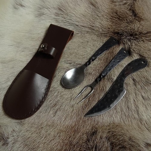 Hand forged medieval - forged, cutlery