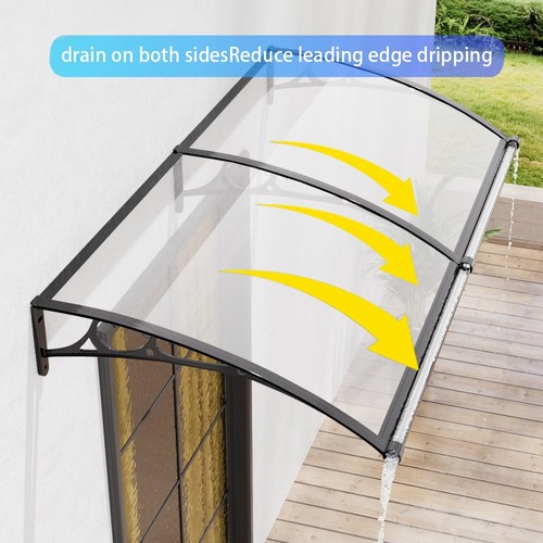 Door canopy awning with - xl,