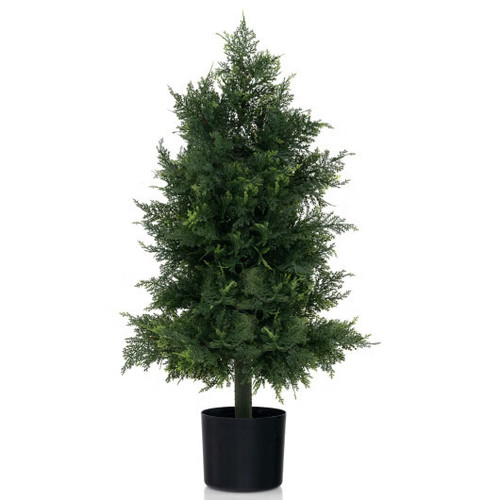 Artificial cedar topiary tree - cedar,