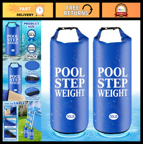 2pcs 50lb waterproof pool step - 50lb,