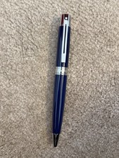 Sheaffer 300 Ballpoint Pen in Gloss Blue with Chrome Fittings