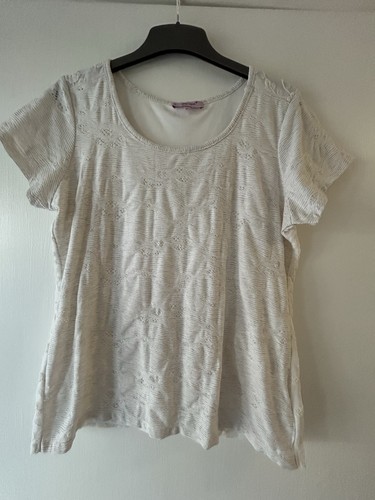 Per una cream embroidered - per,