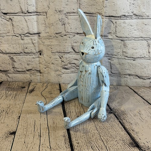 25cm blue bunny rabbit sitting - blue,