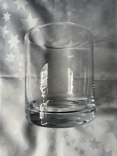 Large clear glass - clear, cylinder
