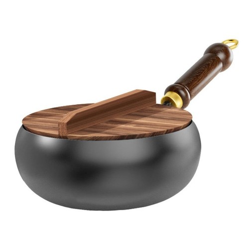 With wooden lid - with,