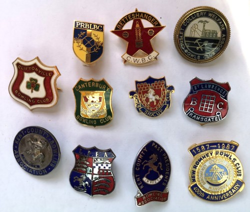 Bowling club badges kent - badges,