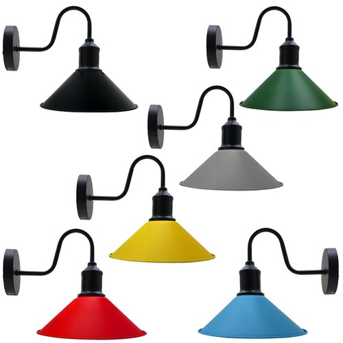 Vintage industrial wall light - wall,