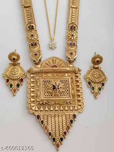 Gold temple jewellery set - jewellery,