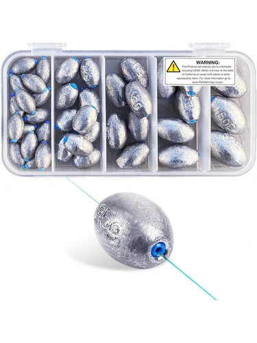 50pcs fishing lead - 50pcs,