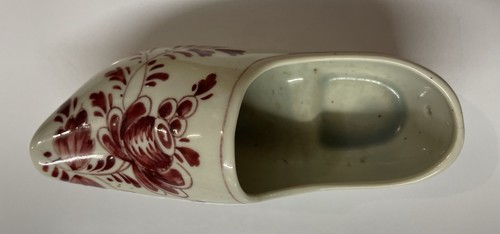 Red white handpainted - red,