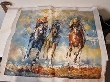 Horse Racing ORIGINAL Oil Painting