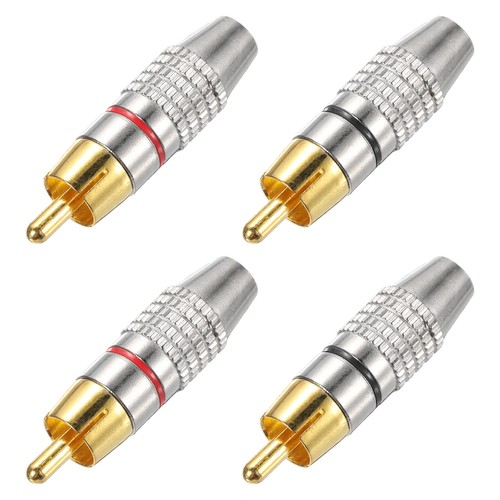 4pcs 270rca solderless male - 270rca,