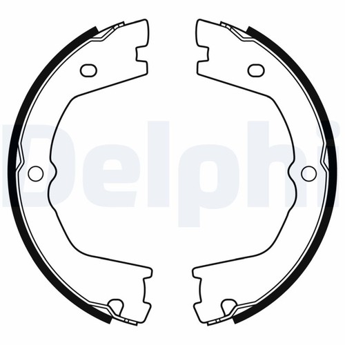 Ls2178 delphi brake shoe set - delphi,