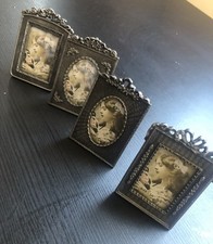 4 Vintage Miniature Photo