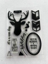 Studio Calico Shana Noel Copper Mountain Clear Rubber Stamp