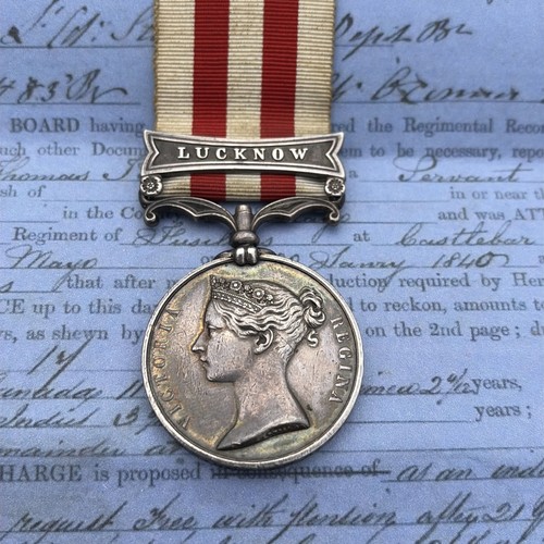 Indian mutiny medal lucknow - mutiny,