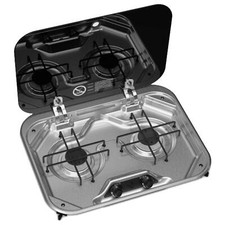 DOMETIC PI8022 PIEZO CARAVAN MOTORHOME BOAT TWO BURNER HOB COOKER GAS LPG CALOR