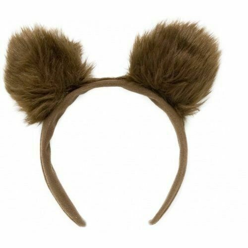 Brown fluffy bear ears - fluffy,
