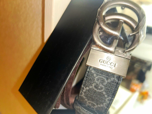 Gucci black logo - gucci, belt