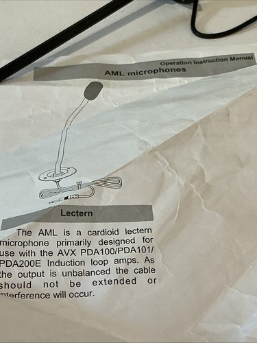 Tec aml lectern microphone - c-tec,