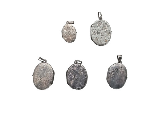 Vintage oval locket - vintage,