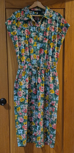 Joules green floral - 14,