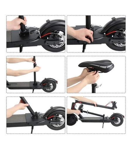 Foldable electric scooter seat - foldable,