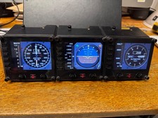 Logitech Saitek Pro Flight Instrument Panel Flight - nest of 3