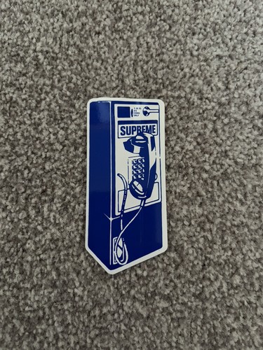 Supreme fw18 payphone sticker - payphone,